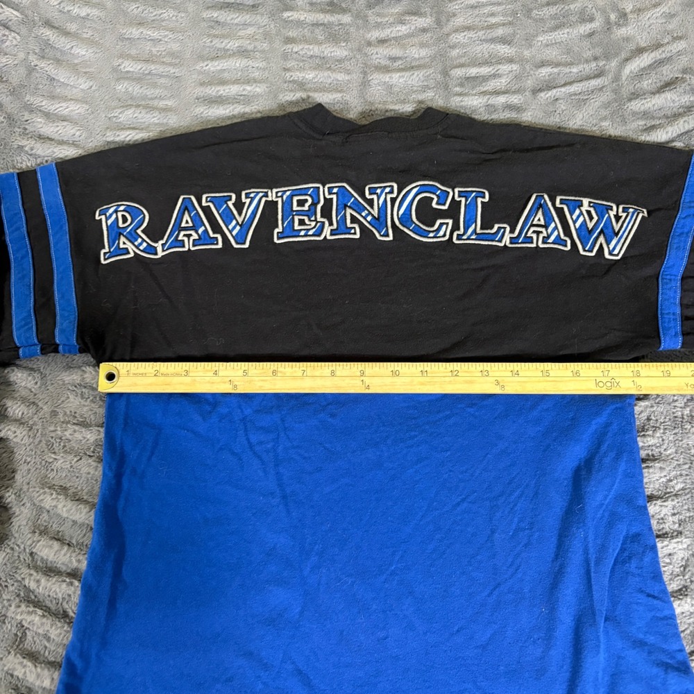 Universal Studios Harry Potter Ravenclaw Spirit Jersey Black Blue Small AT013 - Picture 4 of 6